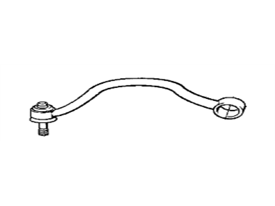 BMW 31121140000 Rod Without Rubber Mounting Right