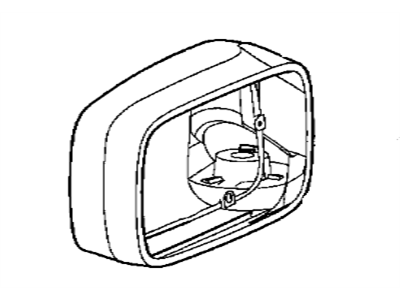 BMW 51168144407 Electric.Exterior Heatable Mirror Left