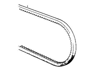 1980 BMW 633CSi Drive Belt - 64521706826