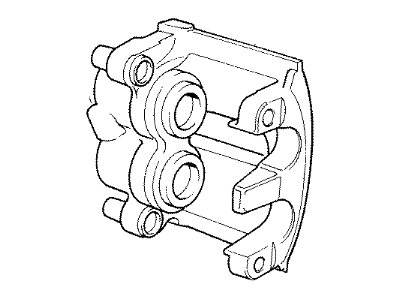 BMW 34111163317 Brake Caliper Left