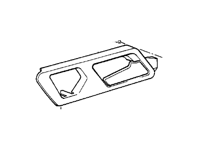 1991 BMW 525i Door Handle - 51211944370