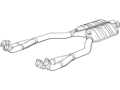 1995 BMW 840Ci Catalytic Converter - 18301702538