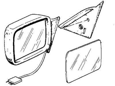 BMW 51168222889 Electric.Exterior Heatable Mirror Left