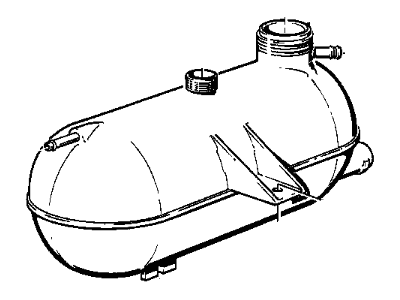 BMW 633CSi Coolant Reservoir - 17111707505