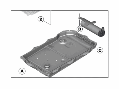 BMW 640i xDrive Gran Turismo Transmission Pan - 24347544930