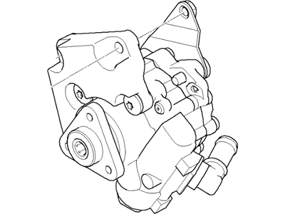 2006 BMW 550i Power Steering Pump - 32416762158