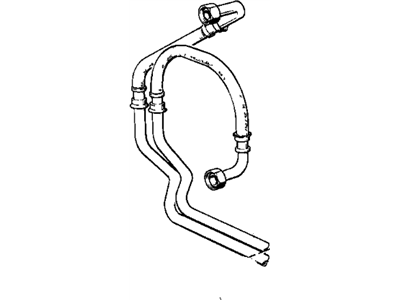 1987 BMW 325i Oil Cooler Hose - 17221177654