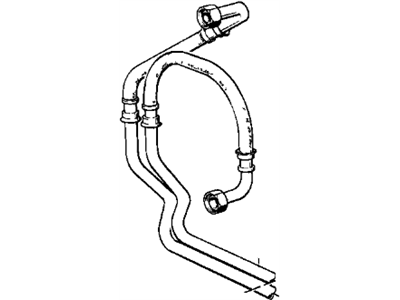 BMW 535i Oil Cooler Hose - 17221712243