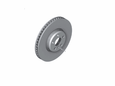 BMW 840i xDrive Brake Disc - 34106887398