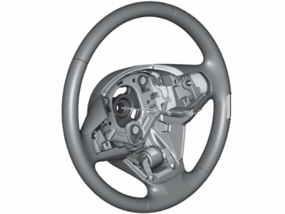 BMW 32306868760 Leather Steering Wheel
