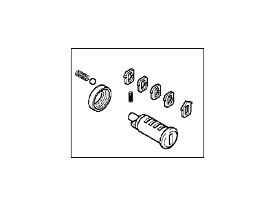 BMW 51219556313 Repair.Kit For Lock Cylinder