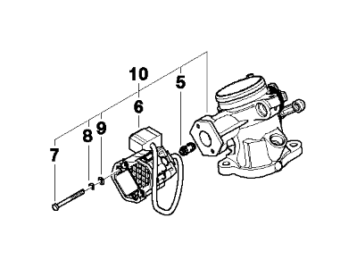 BMW 13547841815 Throttle Body