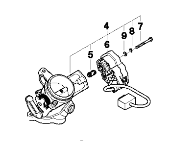 BMW 13547841814 Throttle Body