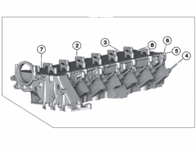 2009 BMW 335d Cylinder Head - 11127806061