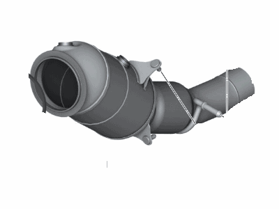 2012 BMW Z4 Catalytic Converter - 18328627722