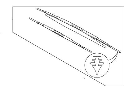 BMW 328Ci Windshield Wiper - 61619071613