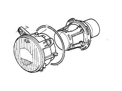 1994 BMW 750iL Headlight - 63128356539