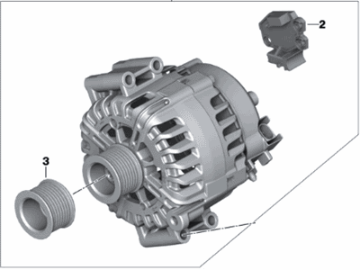 2012 BMW X3 Alternator - 12317591270