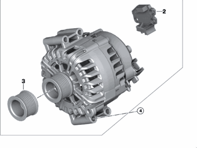 BMW 128i Alternator - 12317542351