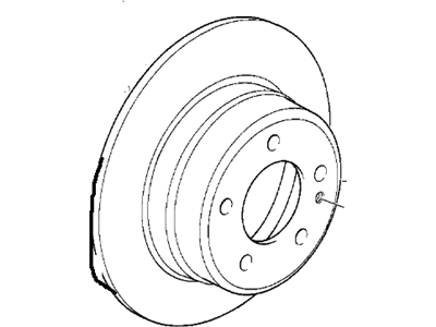 1999 BMW Z3 Brake Disc - 34216794298