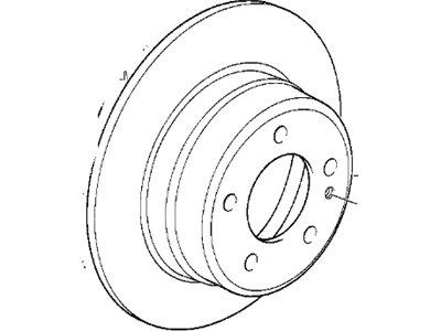 1993 BMW 318i Brake Disc - 34216855158