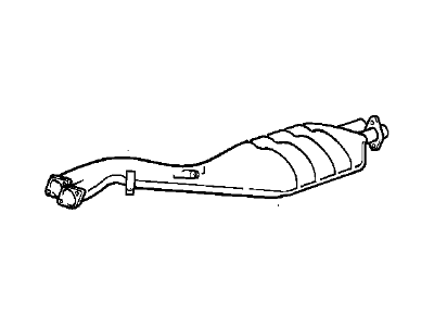 1988 BMW M5 Exhaust Pipe - 11761312264