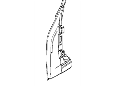 BMW 41001946313 Column A Exterior, Left