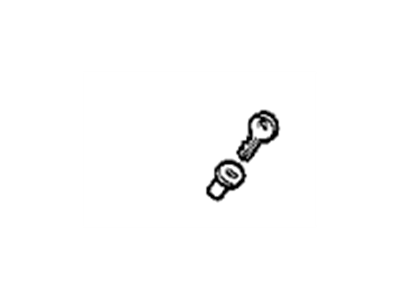 BMW 51168156253 Lock Cylinder With Key