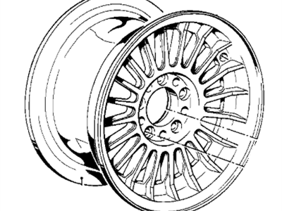 1980 BMW 733i Alloy Wheels - 36111118282