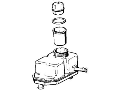 BMW 530i Brake Fluid Level Sensor - 34326758848