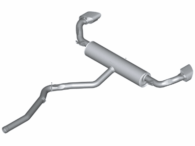 2014 BMW X5 Exhaust Pipe - 18308572488