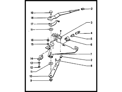 1974 BMW 2002tii Blower Control Switches - 64111356507