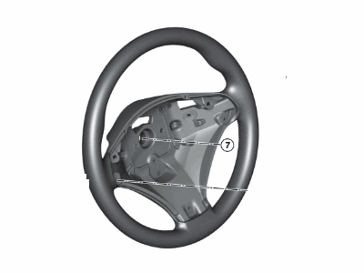 2011 BMW X5 Steering Wheel - 32306797914