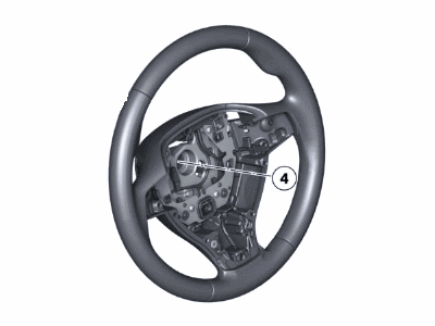 2013 BMW 640i Steering Wheel - 32337844104