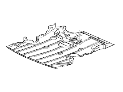 BMW 51758041699 Engine Compartment. Shield., Underride Prot.