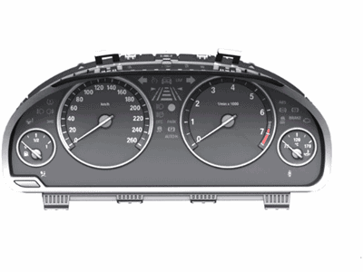 2014 BMW 535d Speedometer - 62109364609