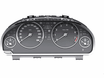 BMW 535d Instrument Cluster - 62109364609