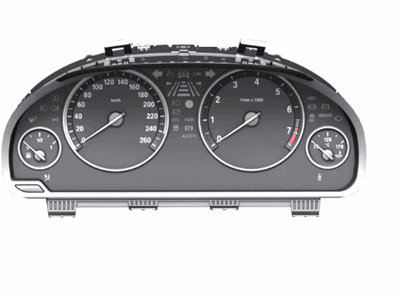 2014 BMW 535d Speedometer - 62109342810