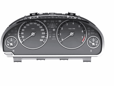 2016 BMW 535d xDrive Speedometer - 62109342810