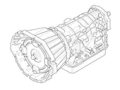 2003 BMW X5 Transmission Assembly - 24007512588