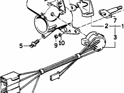 1988 BMW 635CSi Ignition Lock Assembly - 32321155880