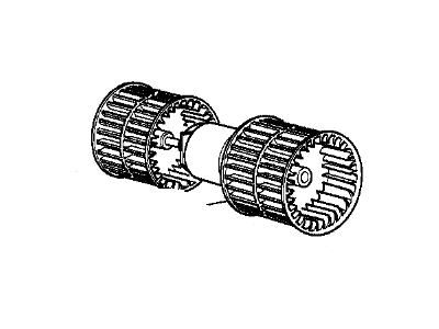 BMW 528i Blower Motor - 64111466182