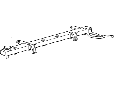 1990 BMW 750iL Fuel Rail - 13531729587