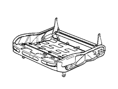 BMW 52108155445 Seat Frame