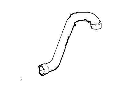 1989 BMW 525i Cooling Hose - 11531722214