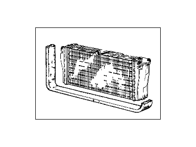 BMW 64111363032 Heater Radiator