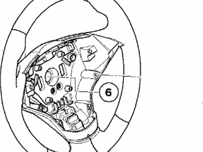 2008 BMW 650i Steering Wheel - 32342283949