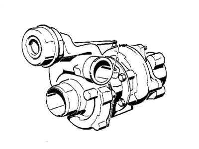 BMW 524td Turbocharger - 11659065730