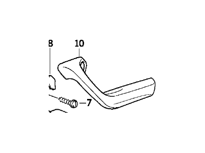 BMW 51418149456 Right Handle