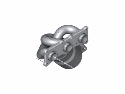 BMW 525xi Exhaust Manifold - 18407545307